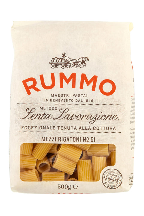 Pâtes Alimentaires - Rummo Mezzi Rigatoni N°51