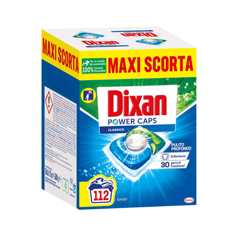 Dixan Powercaps, 2 Boîtes De 56 Lavages (112 Lavages) - 1680 G