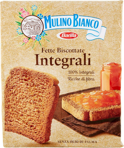 Mulino Bianco Lot De 3 Graisses Biscottate Volkoren 315 G De Grains Entiers Biscottate D'italie