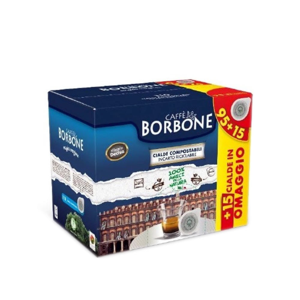 Caffè Borbone Pack de 110 Cialde Miscela Decisa Nera 110