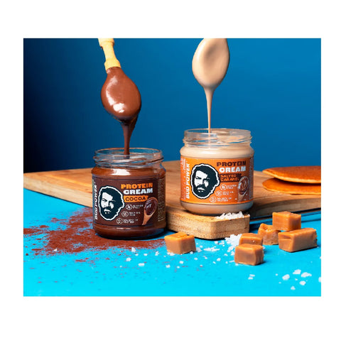 Test pack Bud Power creme proteiche crème protéique au cacao et salade au caramello 2x 200 gr