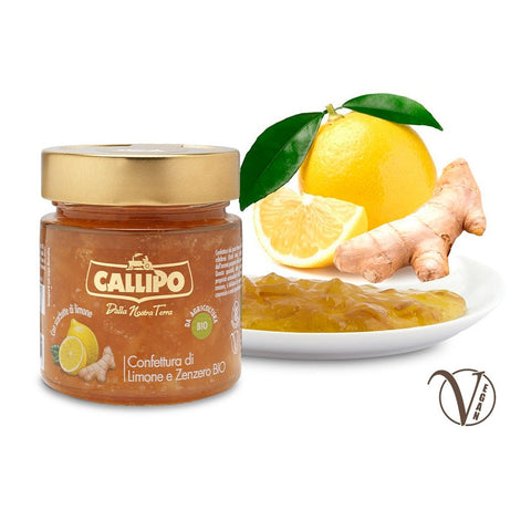 Callipo Confettura di Limone e Zenzero Confiture de Citron et Gingembre BIO 280g