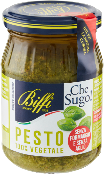 3x Biffi Pesto alla genovese 100% Vegetale senza formaggio e senz'aglio 100 % végétal, sans fromage, mais avec un goût incomparable. 190 g