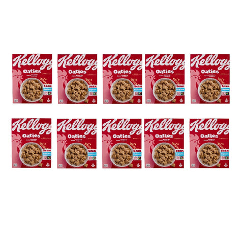 10x Kellogg's Oaties Avena Croccante Flocons d'avoine croustillants  360 g