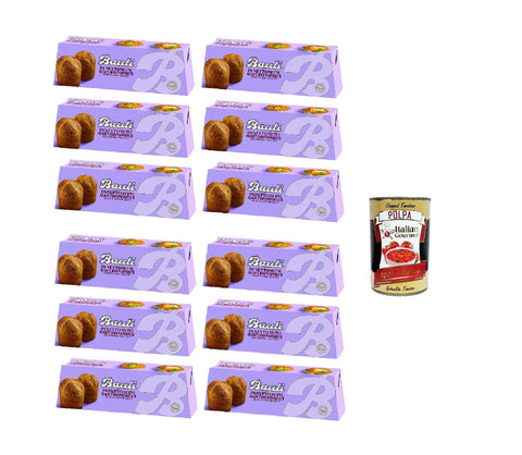 Bauli Panettoncini gastronomici Panettone gastronomique 4 bases pour garnitures salées 12x 320gr + Italian Gourmet polpa 400g