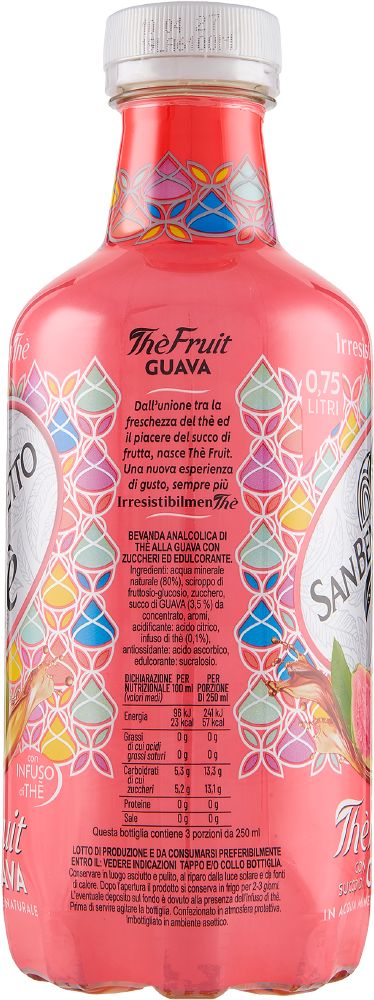 12x San Benedetto Thè Fruit Guava 0,75L PET