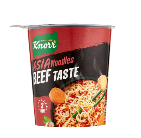 Knorr Asia Noodles MANZO Beef Taste 8x 63 g +  + Italian Gourmet polpa 400gr