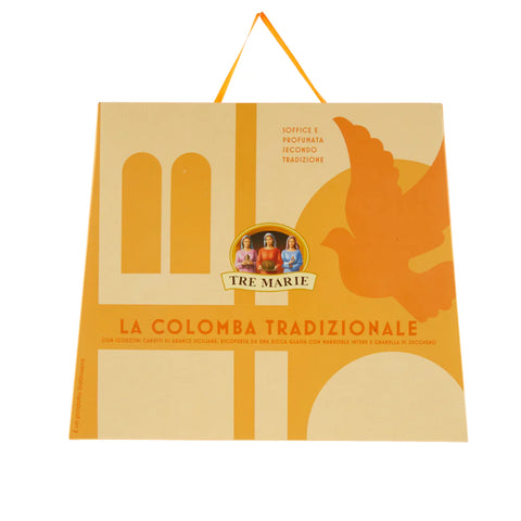 Tre Marie La Colomba Tradizionale Gâteau De Pâques Aux Écorces D'oranges Confites, Aux Amandes Et Aux Grains De Sucre 750 g Produit De Boulangerie Colombe De Pâques De La Tradition Italienne (Copia)