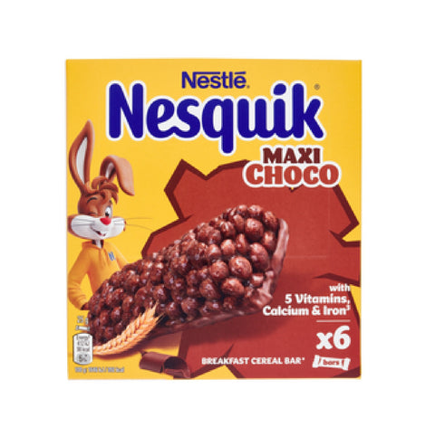16x Nesquik Maxi Choco Barre de chocolat Snack au chocolat 150 g + Italian Gourmet polpa 400gr