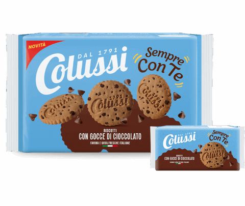 12x Colussi Sempre con Te frollino con Gocce di Cioccolato Biscuits aux pépites de chocolat 288 g