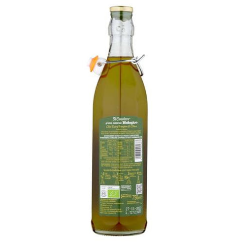 Farchioni Il Casolare grezzo naturale biologico Olio Extra Vergine di Oliva 750ml, Huile d'olive extra vierge biologique naturelle brute 3x 750 ml + Italian Gourmet polpa 400gr