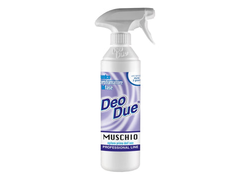 3x Deo Due – Profumatore Bifase Muschio Désodorisant d'air et textile 500 ml