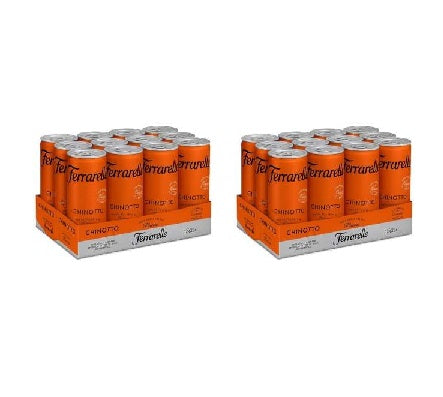 Ferrarelle Chinotto Boisson gazeuse italienne à l'infusion de Chinotto, 24x 250 ml