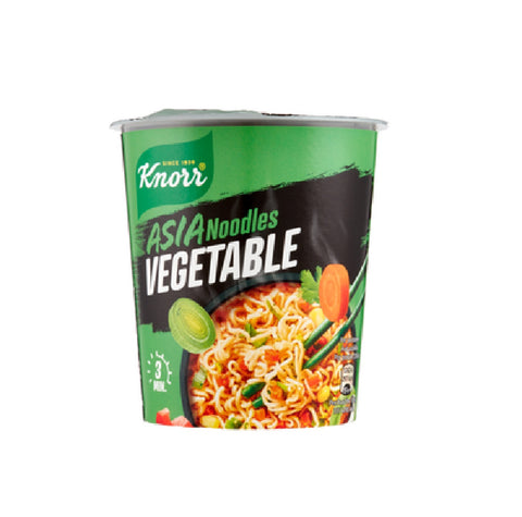 Knorr Asia Noodles VERDURE Vegetable 65 g 8x 63 g + Italian Gourmet polpa 400gr