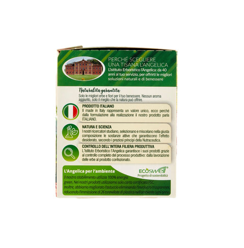 10x L'Angelica Le Tisane Ventre Piatto Active Tisane pour un ventre plat, 18 filtres 36gr