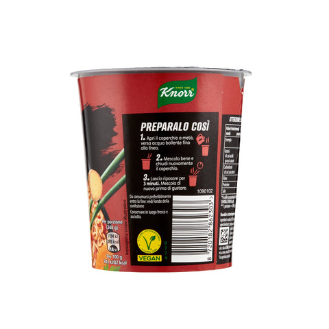 Knorr Asia Noodles MANZO Beef Taste 8x 63 g +  + Italian Gourmet polpa 400gr