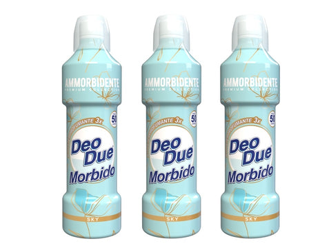3x Deo Due – Ammorbidente Sky Adoucissant textile 1L à l'huile d'amande douce biologique
