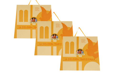 3x Tre Marie La Colomba Tradizionale Gâteau De Pâques Aux Écorces D'oranges Confites, Aux Amandes Et Aux Grains De Sucre 750 g Produit De Boulangerie Colombe De Pâques De La Tradition Italienne (Copia) (Copia)