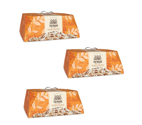 3x Tre Marie Colomba Albicocca 1 kg d'abricots Colomba de Pâques