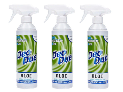 3x Deo Due – Profumatore Bifase Aloe Désodorisant d'air et textile 500 ml