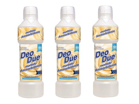 3x Deo Due – Ammorbidente Fiori Bianchi, Adoucissant textile 1 litre