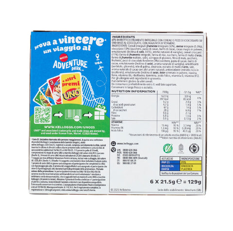 14x Kellogg's Special K barrette al Cioccolato Fondente Tablettes de chocolat noir  6 x 21,5 g