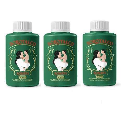 3x Neutro Roberts Roberts Borotalco Talco Vegetale Talc végétal 70 g