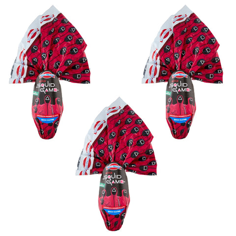 3x Dolci Preziosi Uovo di pasqua Squid Game 240g
