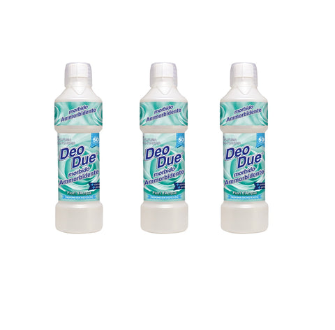 3x Deo Due – Ammorbidente Fiori d’Acqua, Adoucissant textile 1 litre