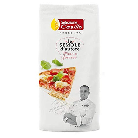 Le Semole D'autore Pizze E Focacce 500 G - Selezione Casillo - Carton De 10 Pièces