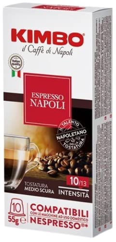Café Kimbo Napoli - 10 Capsules Compatibles Nespresso 5.5g