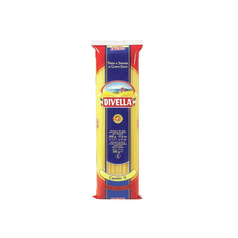 Pasta Divella N°11 Pâtes Italiennes Capellini 500g