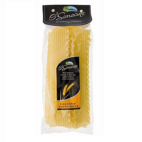 O' Sarracino Pasta Lasagna Festonata Artisanat Typique Du Néapolitain 500 G