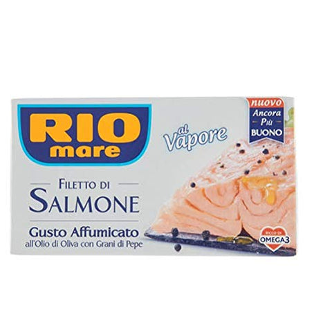 Rio Mare Salmone Affumicato Huile De Saumon Avec Poivre 125 G