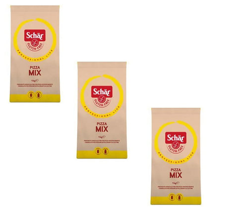 Schar Farina Pizza Mix Farina Lot De 3 Mélanges À Pizza Sans Gluten 1 Kg
