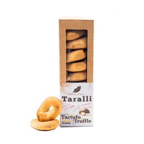 Natura E Sapori Taralli Al Tartufo Nero Black Truffe Taralli (150 G) Production Artisanale Sans Gluten