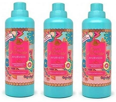 Tesori D’oriente Lot De 3 Adoucissants Ayurveda Parfum 750 Ml