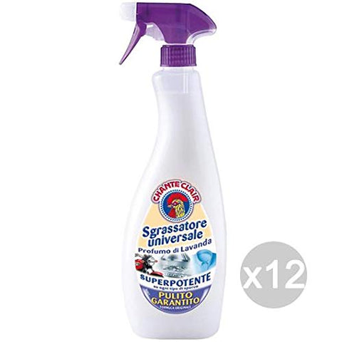 Set 12 Chante Clair Dégraisseur 625 Spray Lavande Détergents Et Nettoyage De La Maison