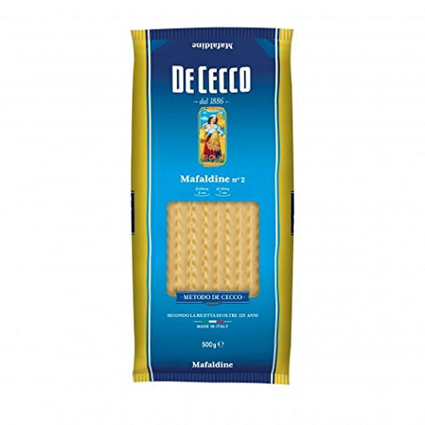 De Cecco 5 X Pâte Mafaldine No. 2. 500 G 100% Italian
