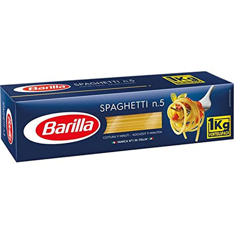 Barilla Spaghetti N.5 1kg (Lot De 6)