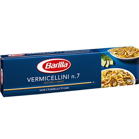 20 Barres Vermicellini (Espagnoles) Italienne Pâte No. 7 500 G.