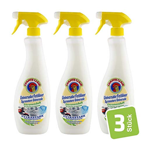 Chante Clair Lot De 3 Dégraissant Universel Parfum Citron 750 Ml