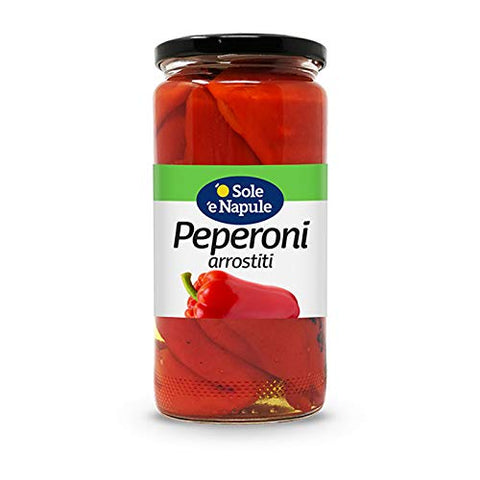 Poivrons Grillés En Saumure - 480 Gr. 'O Sole 'E Napule
