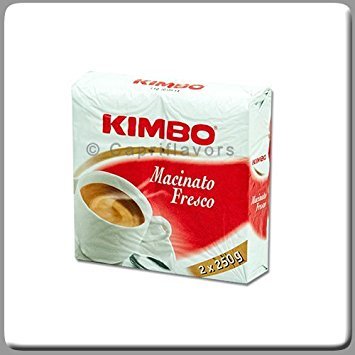 Kimbo Macinato Frais 8,8 Oz (250 G) De Brique (Paquet De 2)