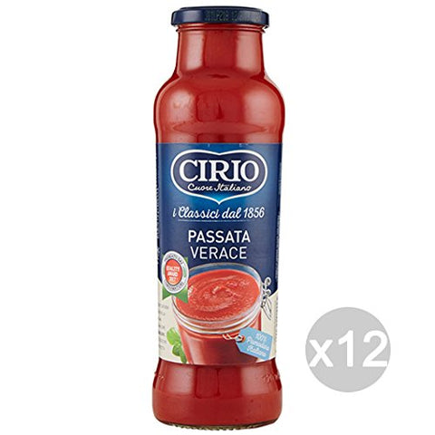 Set 12 Cirio Passé Verace Gr 700 Pour Pasta Dressing