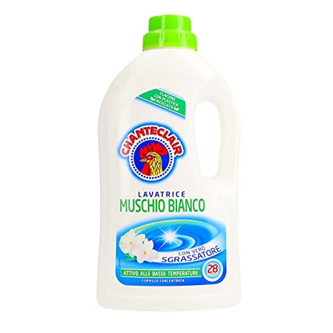 Chante Clair Muschio Bianco Liquide Détergent Blanc Moss 1260 Ml 28 Lavages