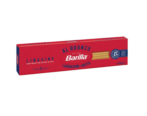 Barilla Linguine Al Bronzo Bronze Pâtes Étirées 400 G Méthode De Traitement Brute
