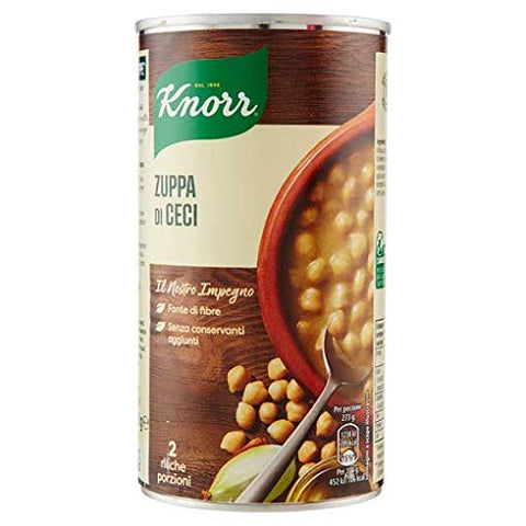 Knorr Zuppa Di Ceci Soupe Aux Pois Chiches 500 G Cuit Lentement