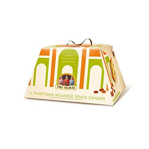 Tre Marie Panettone Milanese Senza Canditi Tuttuvetta Kg 1 - Noel