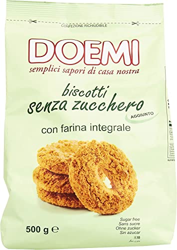 3 Biscuits Doemi Biscotti Avec Farine De Blé Entier Sans Sucre Ajouté 500 G De Gâteaux